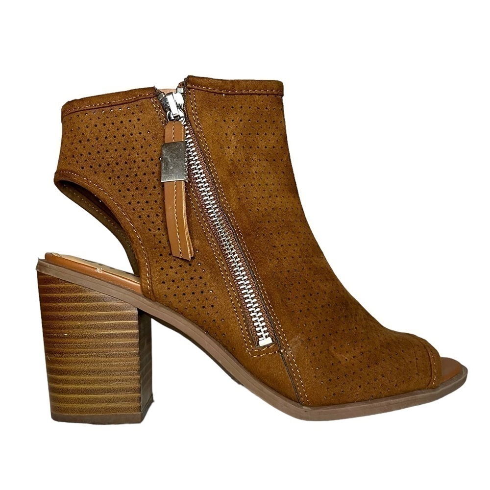 Circus by Sam Edelman Women's Kammie-2 Heeled Sandal Brown Size 8